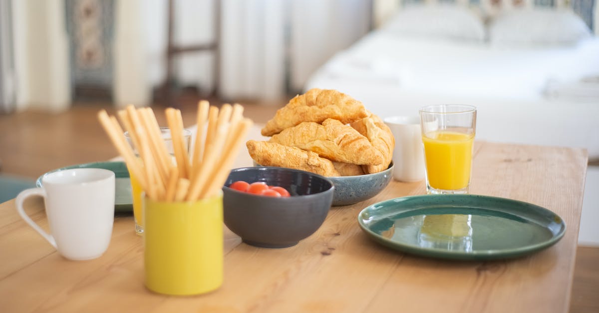 Tickets to the Koshien Bowl - A Bowl with Croissants Near a Glass of Orange Juice