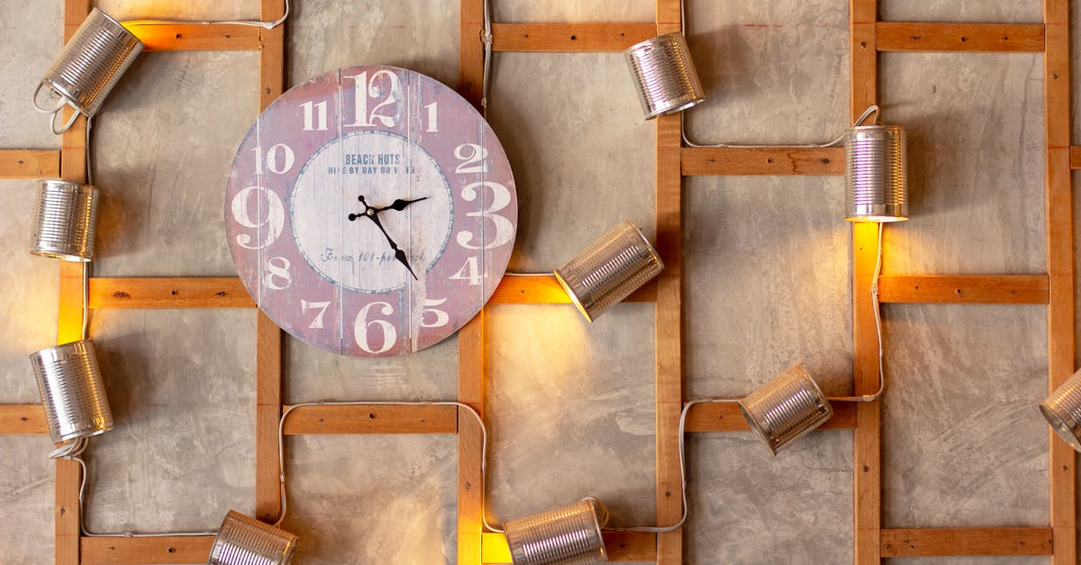 Time needed to board Sandefjord-Stromstad ferry on foot - Analog Wall Clock Showing 2:25 Time