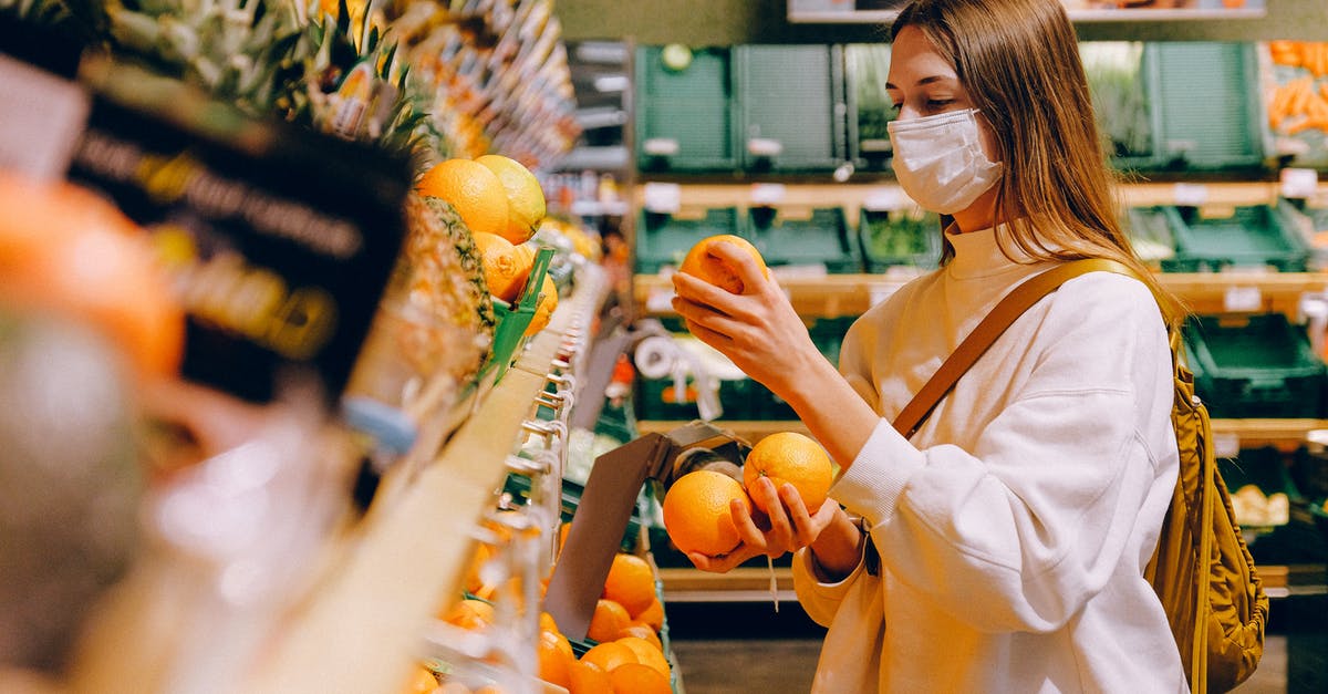 Tips on preventing illness whilst in India [duplicate] - Woman Wearing Mask in Supermarket