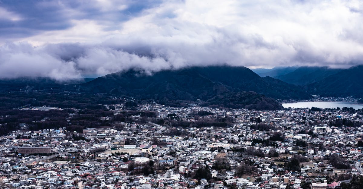 Touring G-Cans in Tokyo - City Near Mountain Under Cloudy Sky