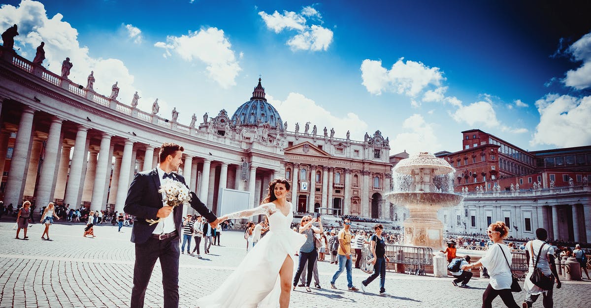 Tourist Visa for Italy for Canadians - Picture of Bride and Groom