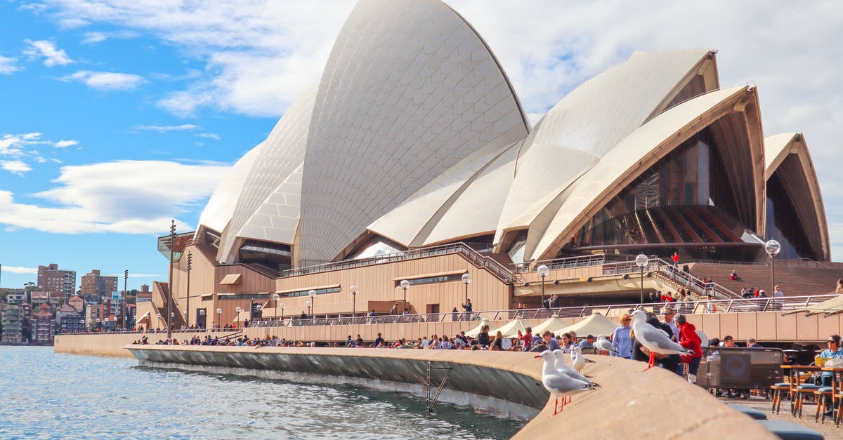 Tourist Visa to Australia - People Gathering Outside Sydney Opera House