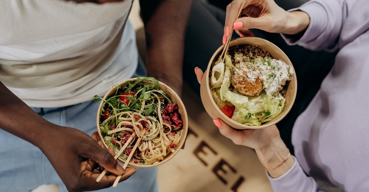 Traditional vegetarian dishes in Bavaria? - Man And Woman Eating Healthy Food