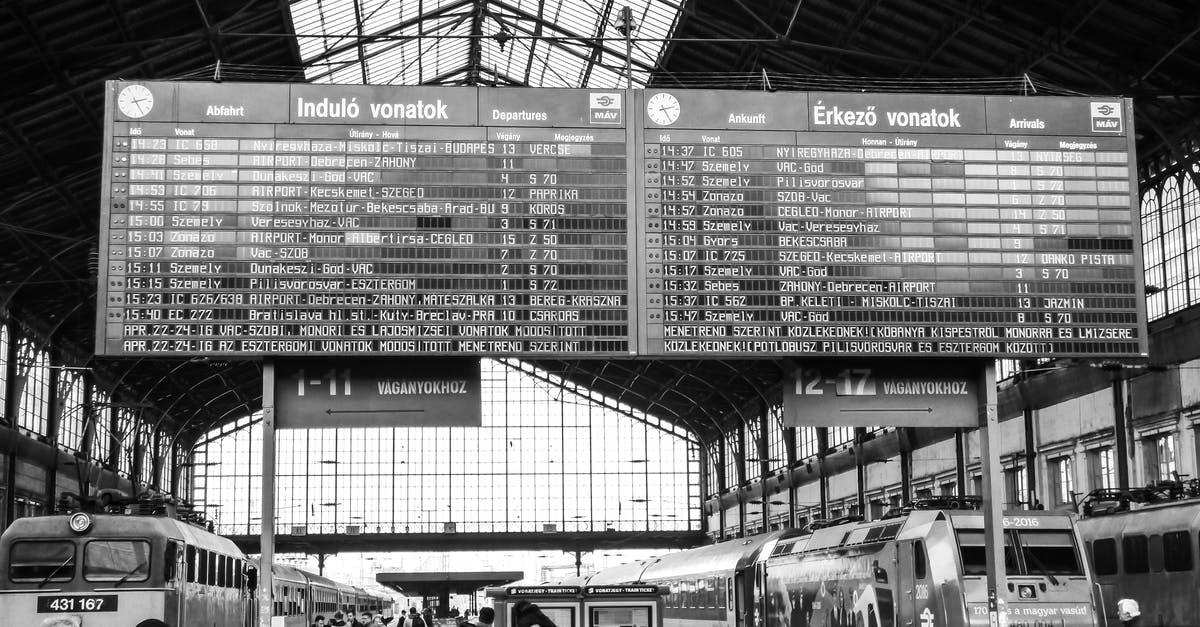 Train schedule from Montreal to Toronto [closed] - Train Station Signage