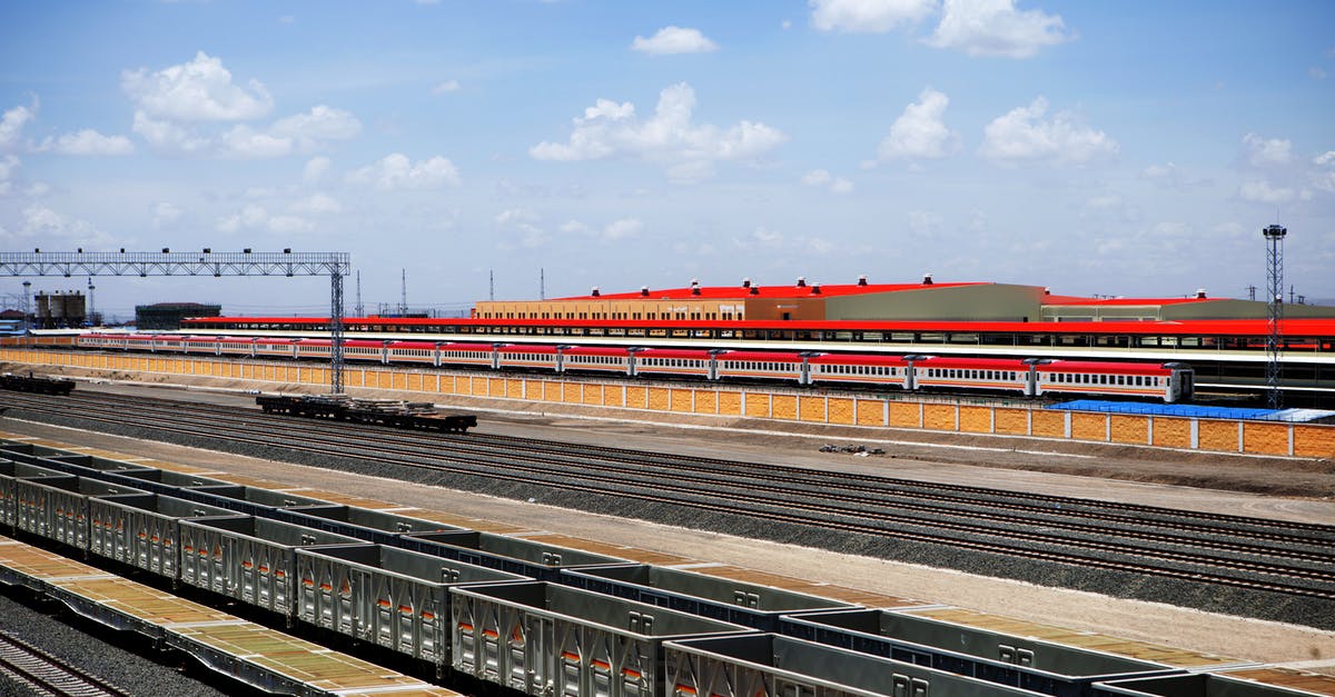 Trains between Riga and Tartu - Red and White Train on Rail