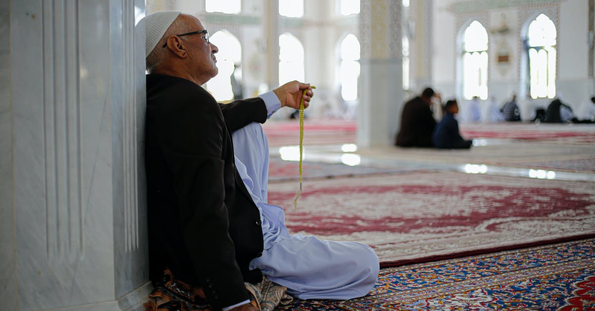 Trains in Armenia and Iran - Muslim man