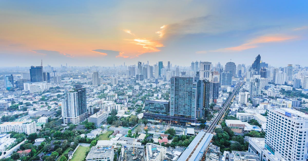 Transfer from Khaosan Rd to Suvarnabhumi Airport, Bangkok - Aerial Photography Of Buildings