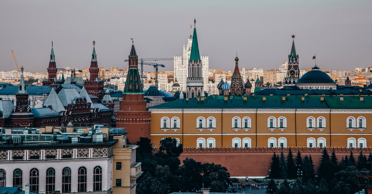 Transit visa at Moscow - Birds Eye View of Moscow