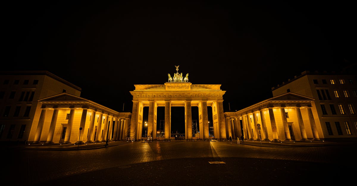 Transit visa for Germany [duplicate] - Free stock photo of berlin, brandenburg gate, light