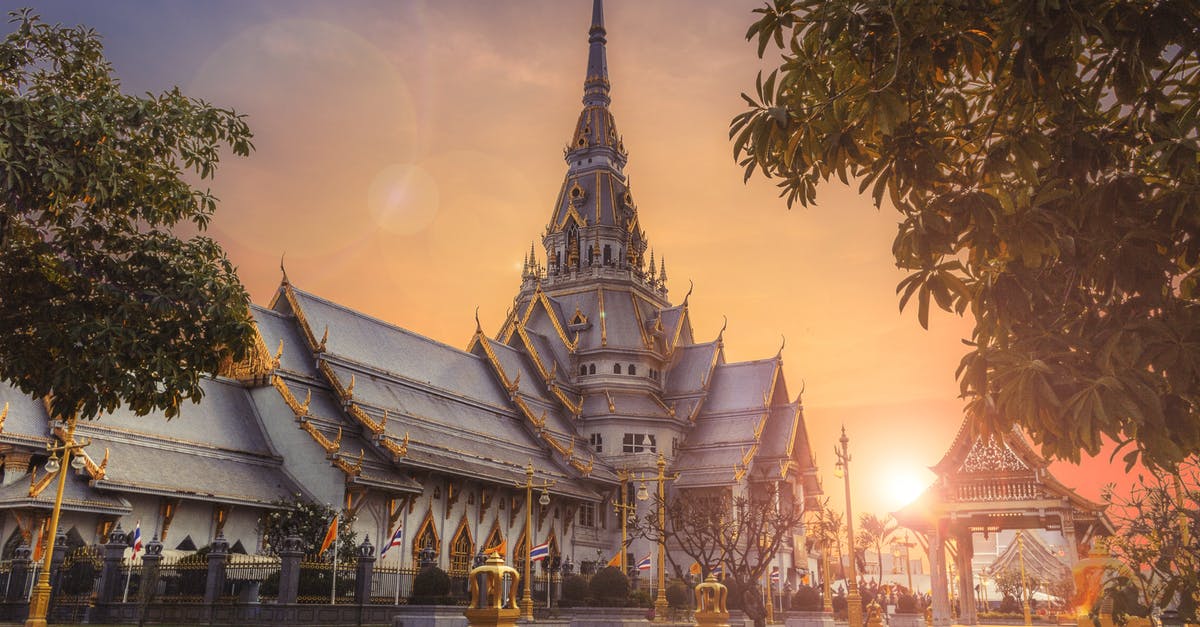 Transit Visa for Thailand - Gray Pointed Concrete Structure