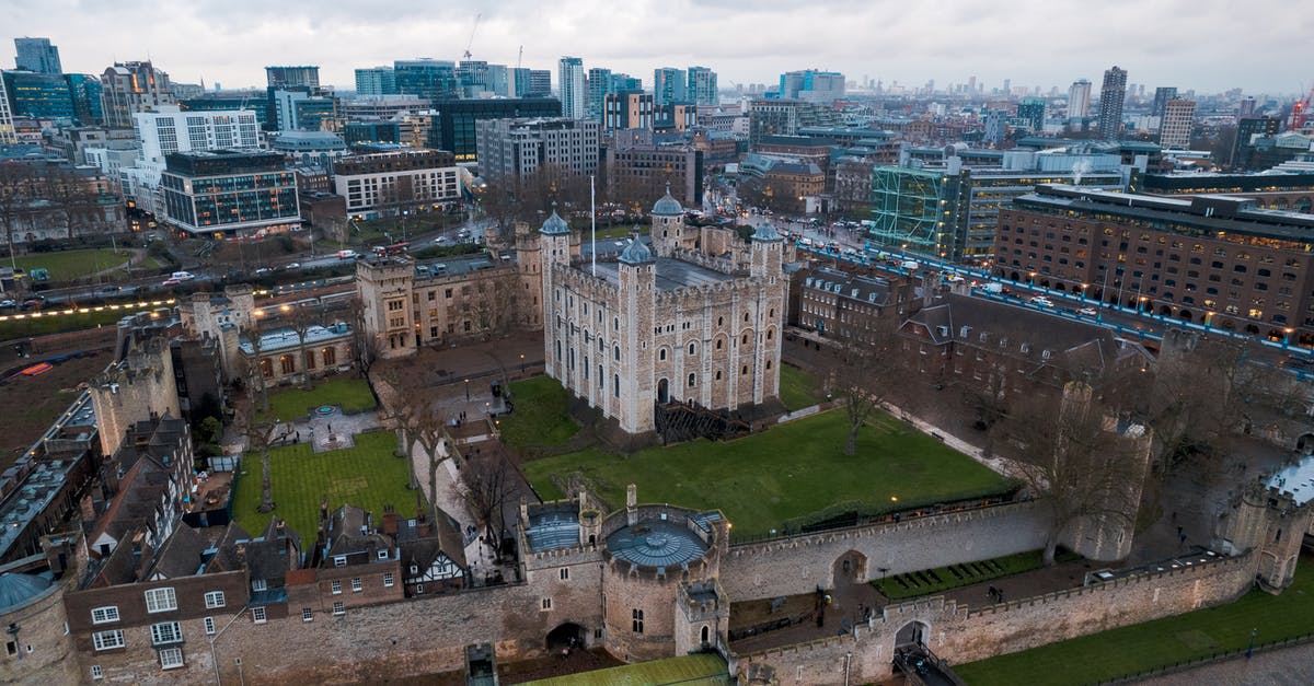 Transit Visa in London [duplicate] - Aerial View of City Buildings