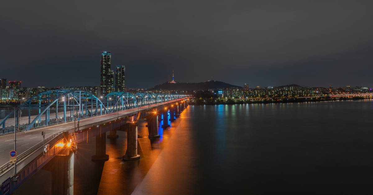 Transiting through Incheon (Seoul), South Korea - Concrete Bridge Photography