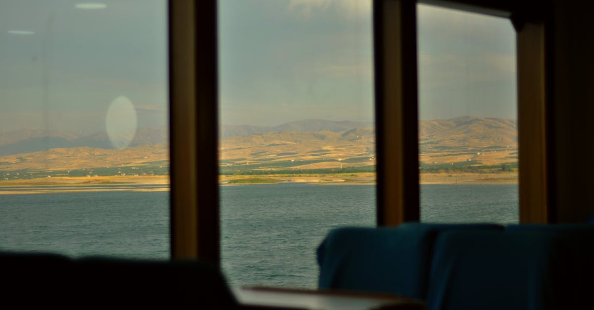 Trans-Siberian trip in August - View of the Sea from the Window of the Ferry