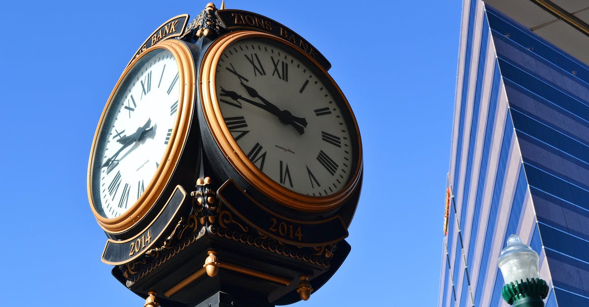 Travel times during peak hours in Los Angeles [closed] - Close-up Photo of Street Clock Near Tall Building