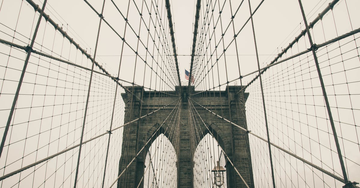 Travel to Colombia connecting through the USA [duplicate] - Brooklyn Bridge, New York