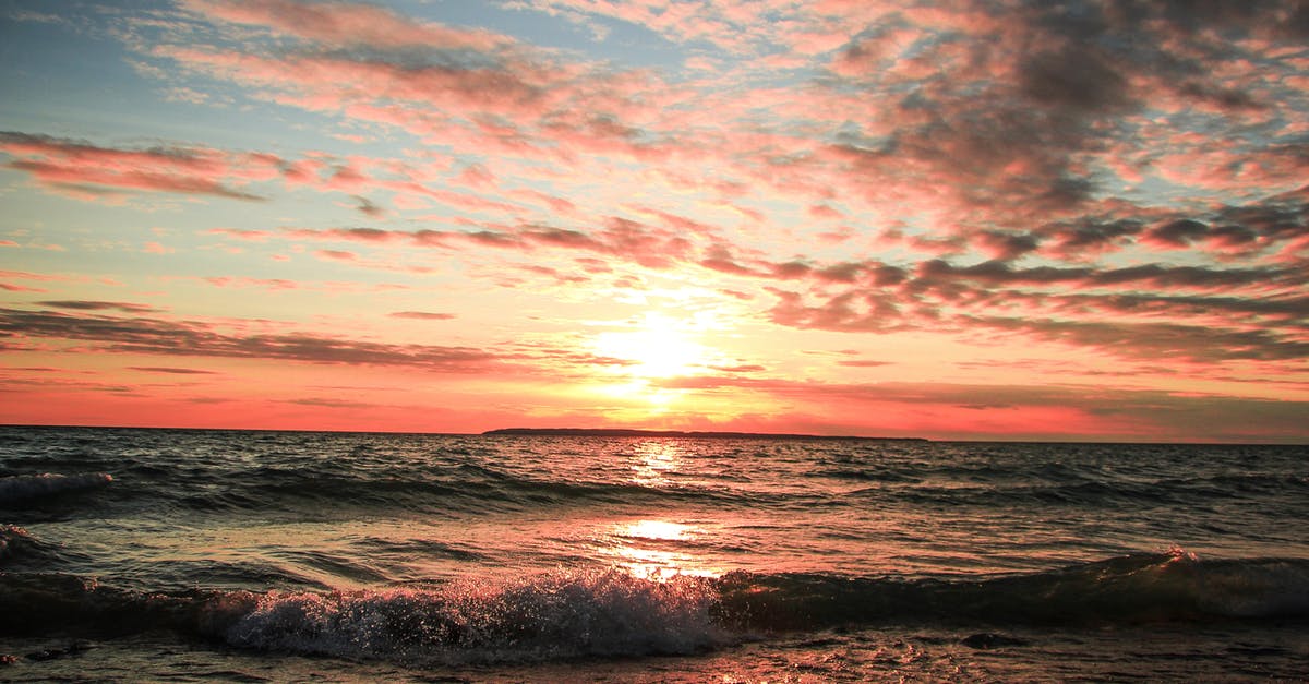 Travel to Ercan enroute Larnaca - Seashore during Golden Hour