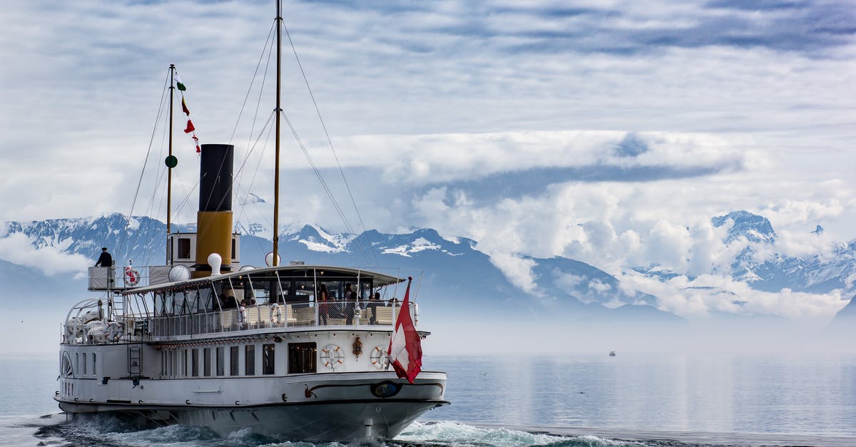 Travel to USA in cruise ship - White and Red Boat