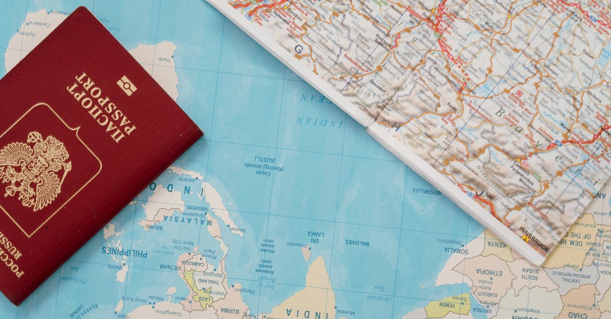 Travel with new passport and missing visa - Red and White Map Chart