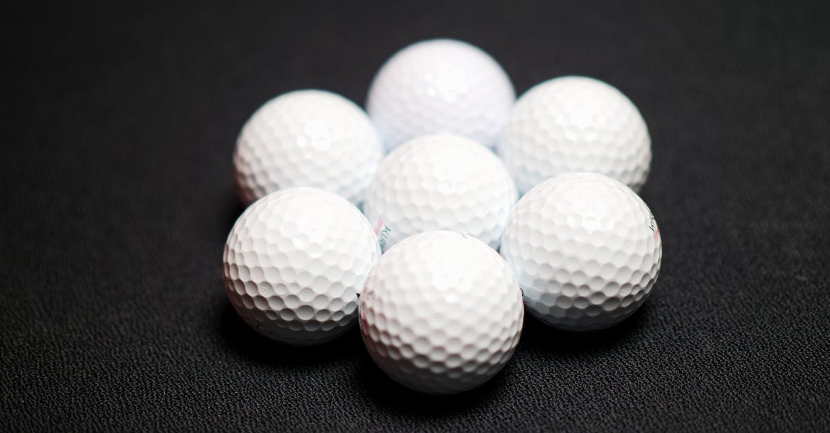 Traveler's Century Club: Something similar just for Europe? - Set of golf balls on black background