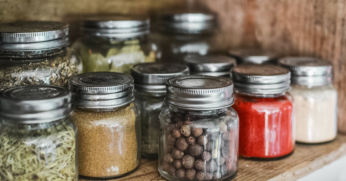 Traveling from heathrow UK with baby food glass jars - Spice Bottles on Shelf