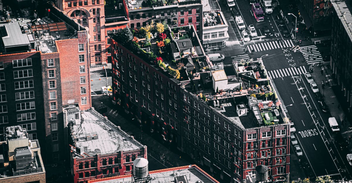 Traveling from JFK to Manhattan with 6 bags - Aerial Photo of City