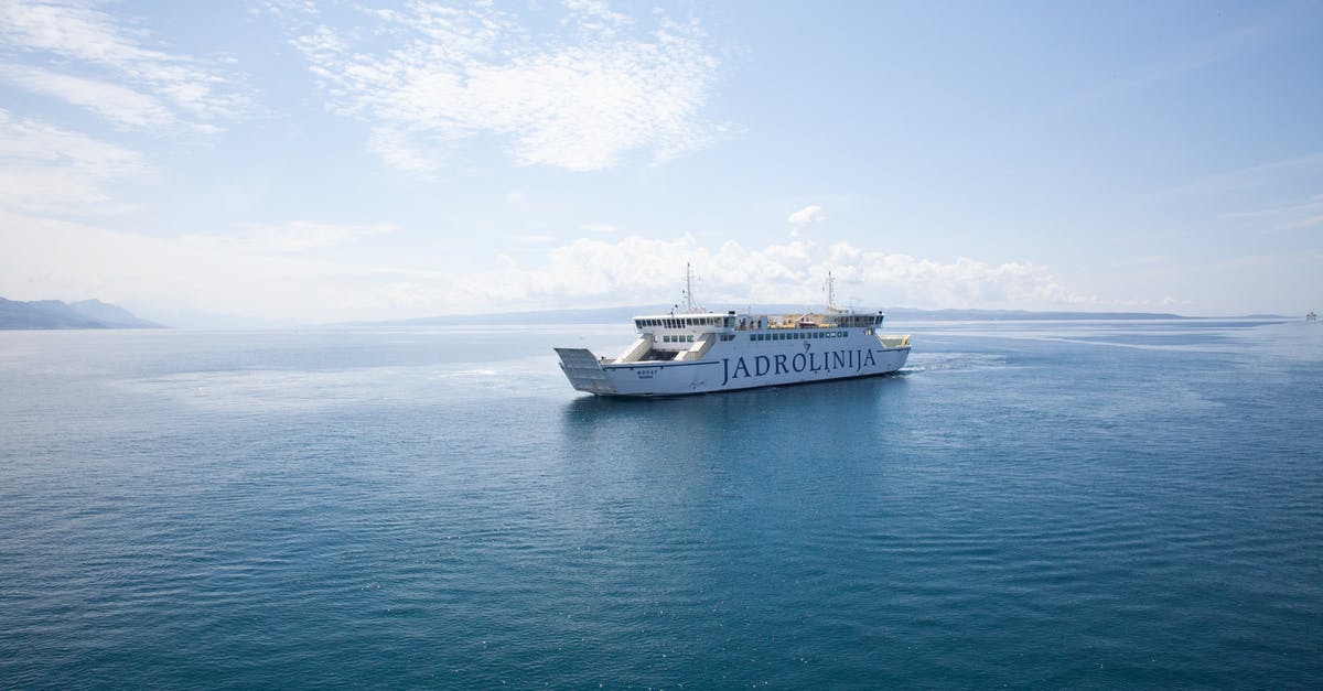 Traveling on a cruise ship from Singapore to Bejing - A White Ship Cruising on Sea Under Blue Sky