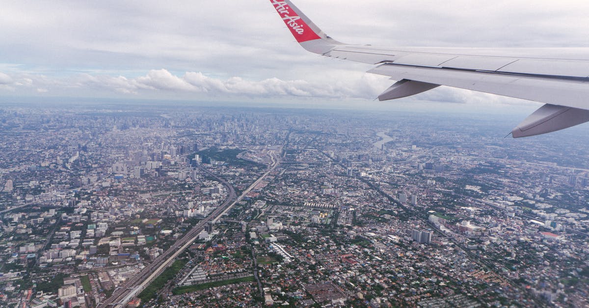 Traveling to cities with extremely high air pollution - Aerial View of City