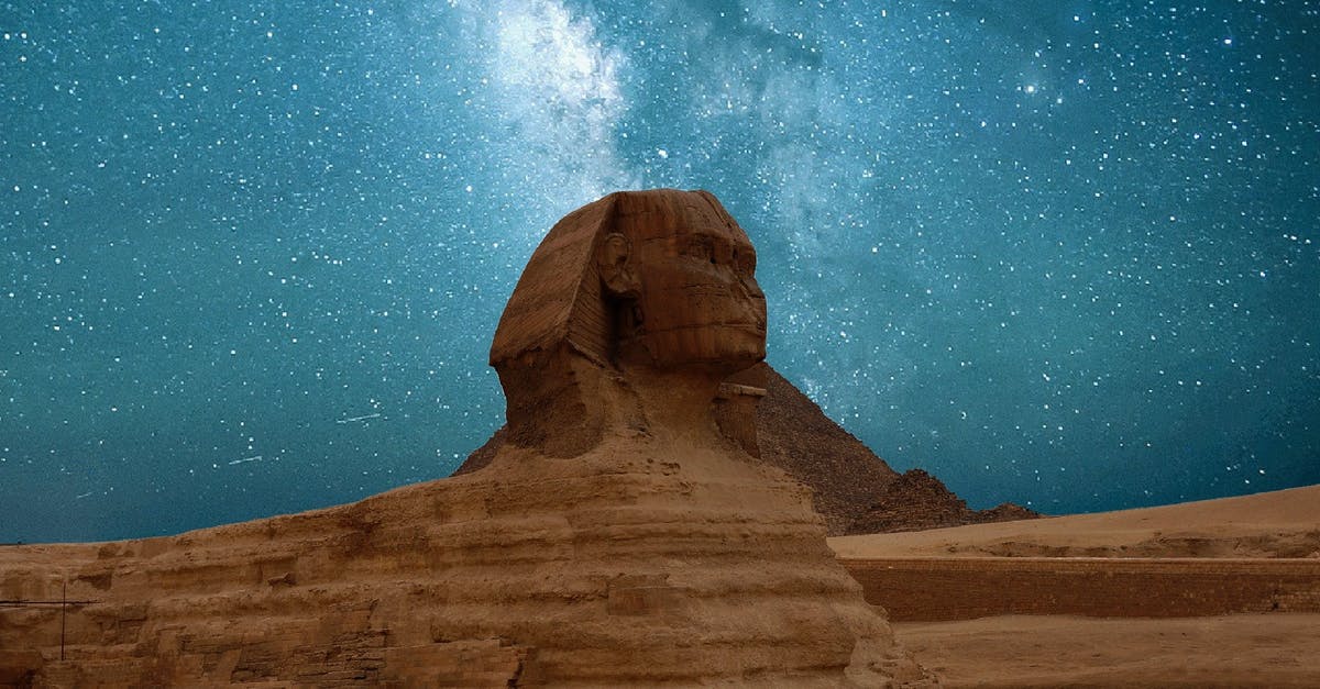 Traveling to Egypt if one is HIV positive? - Great Sphinx Of Giza Under Blue Starry Sky