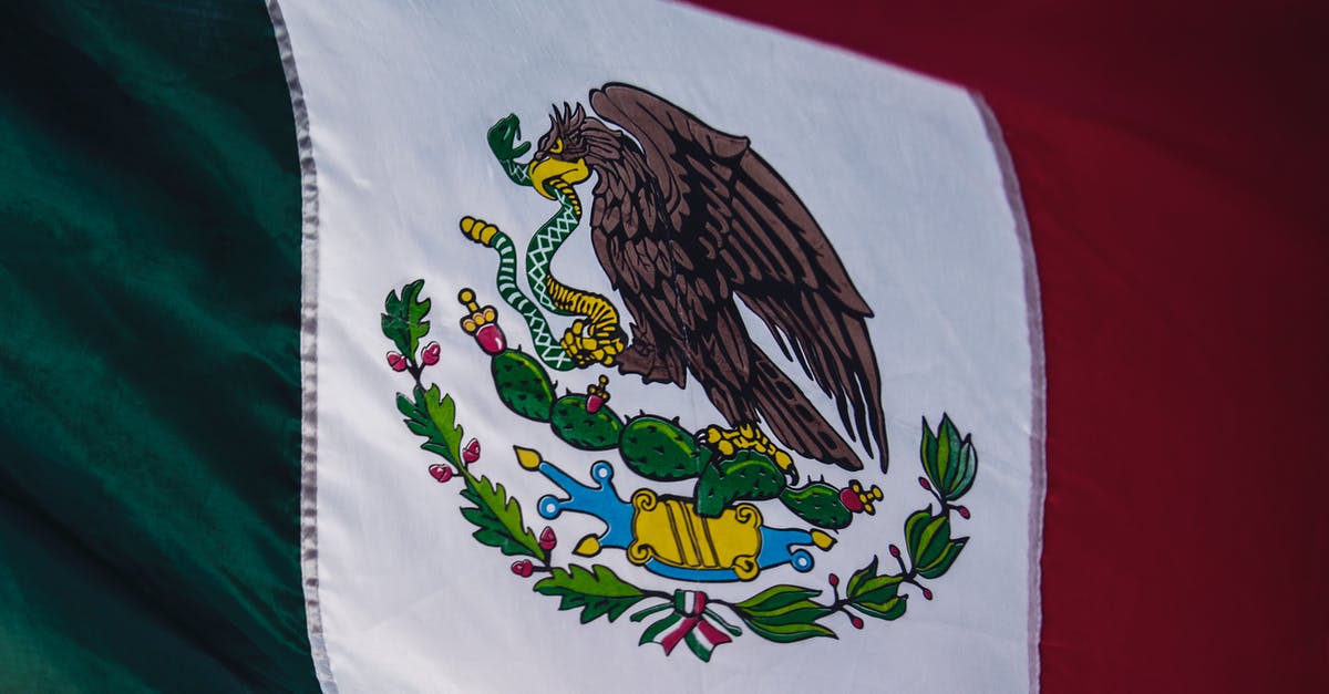 Traveling to Mexico with green card [closed] - Close-up of Red, White, and Green Country Flag