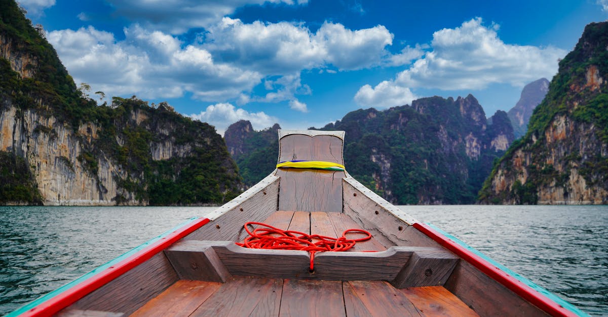 Traveling to Thailand as American/Irish Dual Citizen - Red Boat on Dock