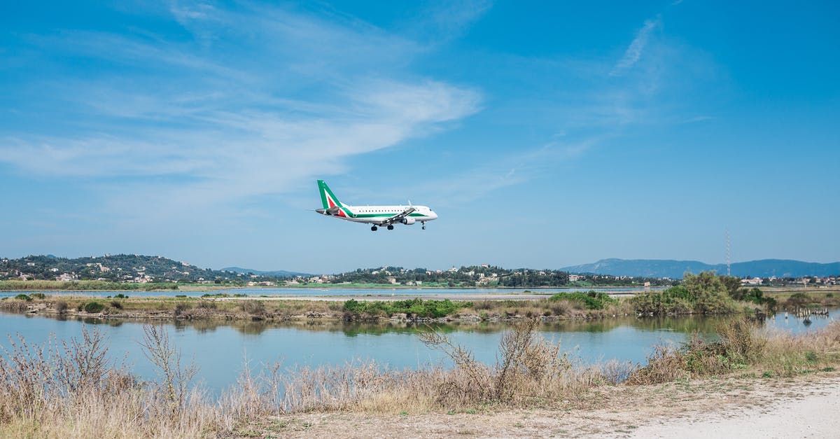 Traveling with creatine without airport/customs hassle - Airplane Flying over Body of Water