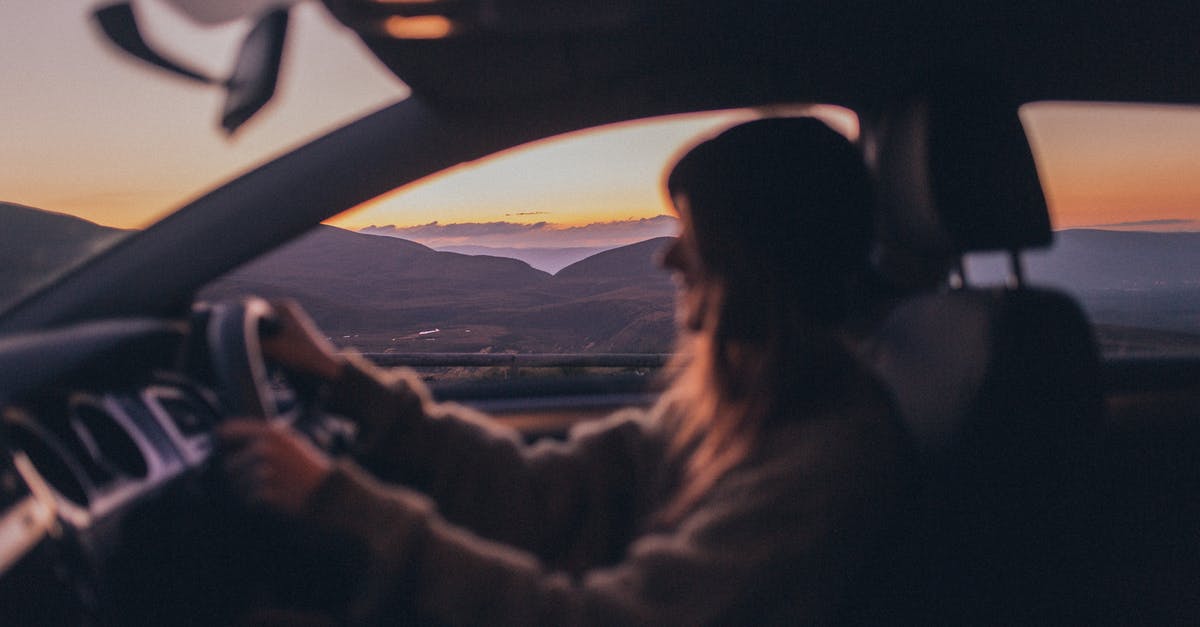 Traveling with Erlaubnisfiktion - Photo of Person Driving a Vehicle