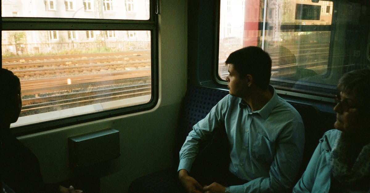 Traveling within Schengen while waiting for EEA residence card? - People Sitting Inside the Train