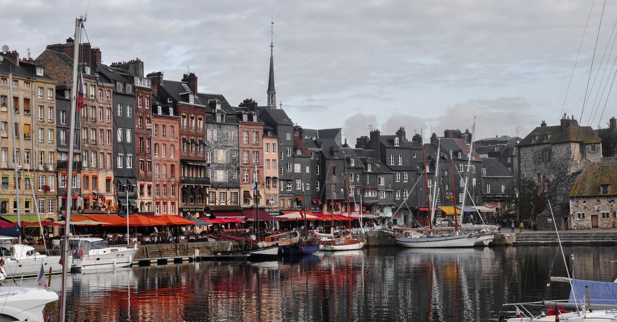 Travelling in/out France after the attacks of November 2015 - Honfleur City Waterfront and River 