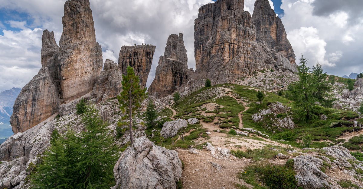 Travelling to Italy before heading to Greece [duplicate] - Rocky Mountain Under Cloudy Sky