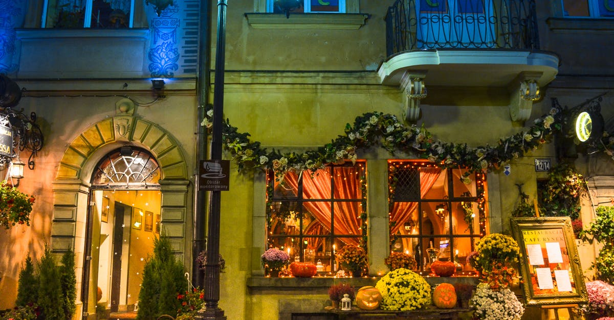 Travelling to Poland alone at the age of 17 - Assorted Flowers Beside Brown Concrete House a Nighttime