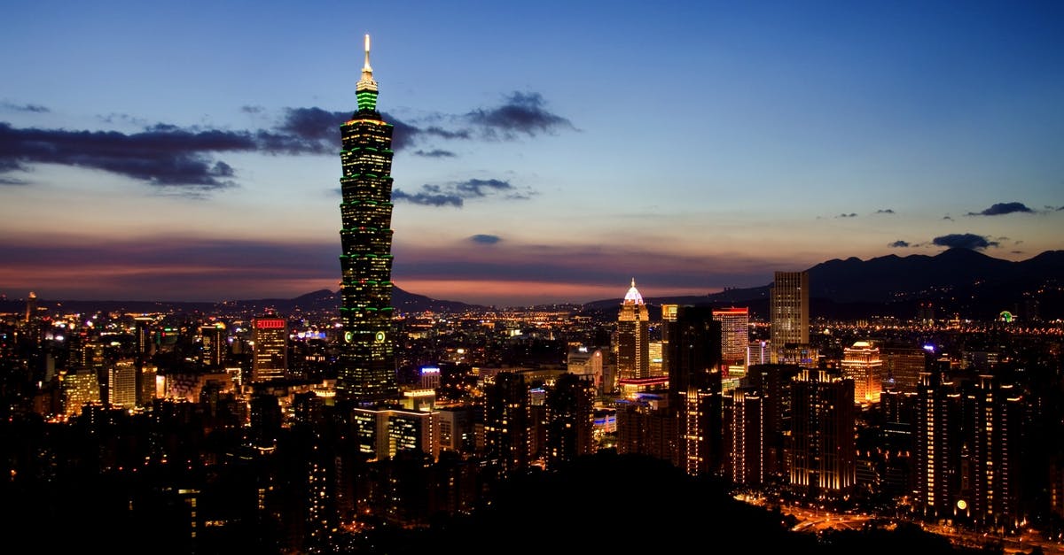 Travelling to Taiwan in September/October - City Buildings during Nighttime