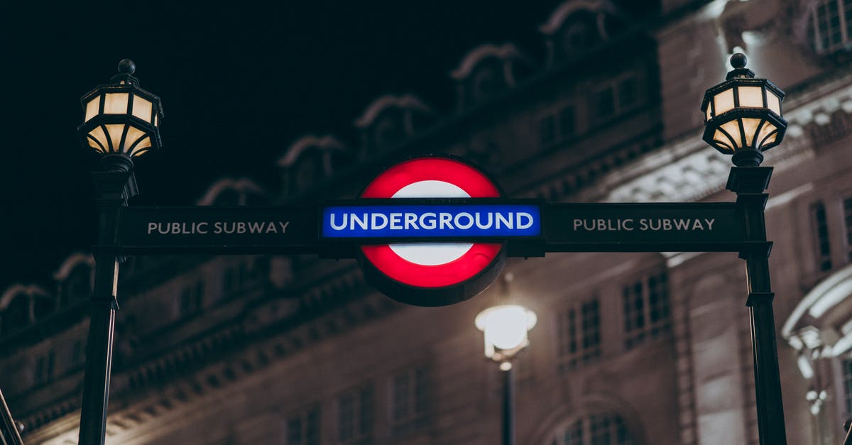 Travelling using the Underground (the Tube) in London [duplicate] - Low-angle Photography of Lighted Lamp Posts