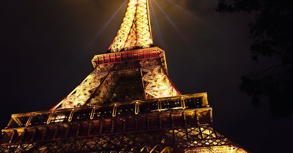 Travelling while having long sejour in france - Low-angle Photography of Eiffel Tower