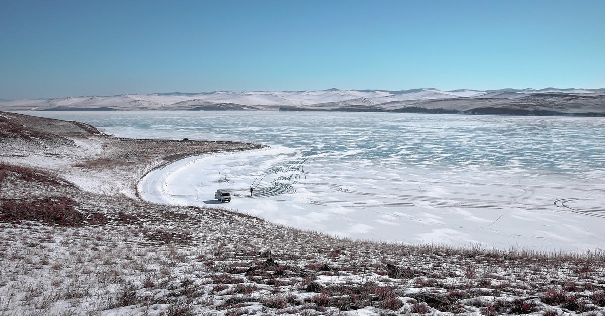 Trekking in Russia similar to Kungsleden - Painting of Winter Landscape