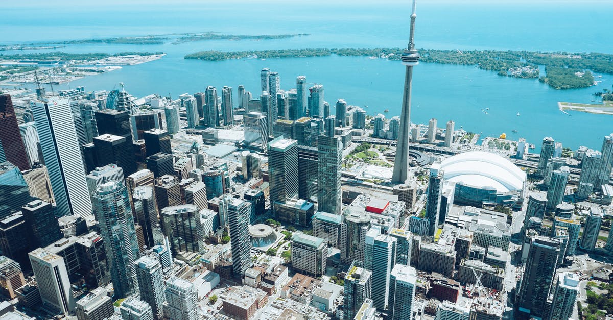 Trip to Canada for EU citizen: visa requirements? - Contemporary city district on lake shore