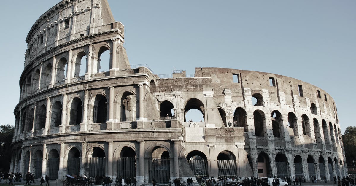 Turkish visa holder traveling to Italy - Free stock photo of ancient roman architecture, big city, buildings