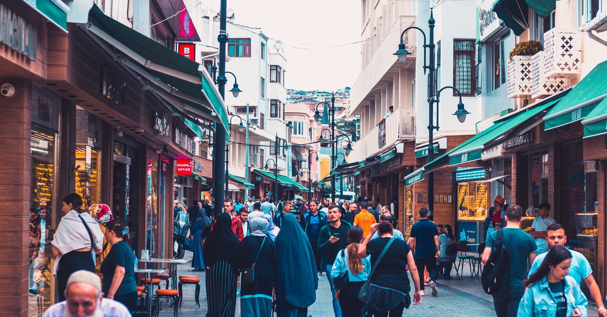 Two layovers in Istanbul - People Walking on Street