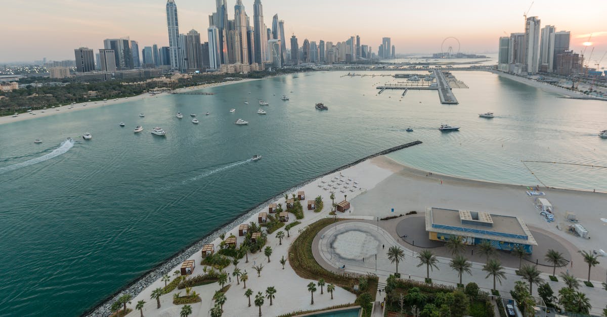 UAE visa "place of issue" concerns - Aerial View of Palm Jumeirah in Dubai, United Arab Emirates