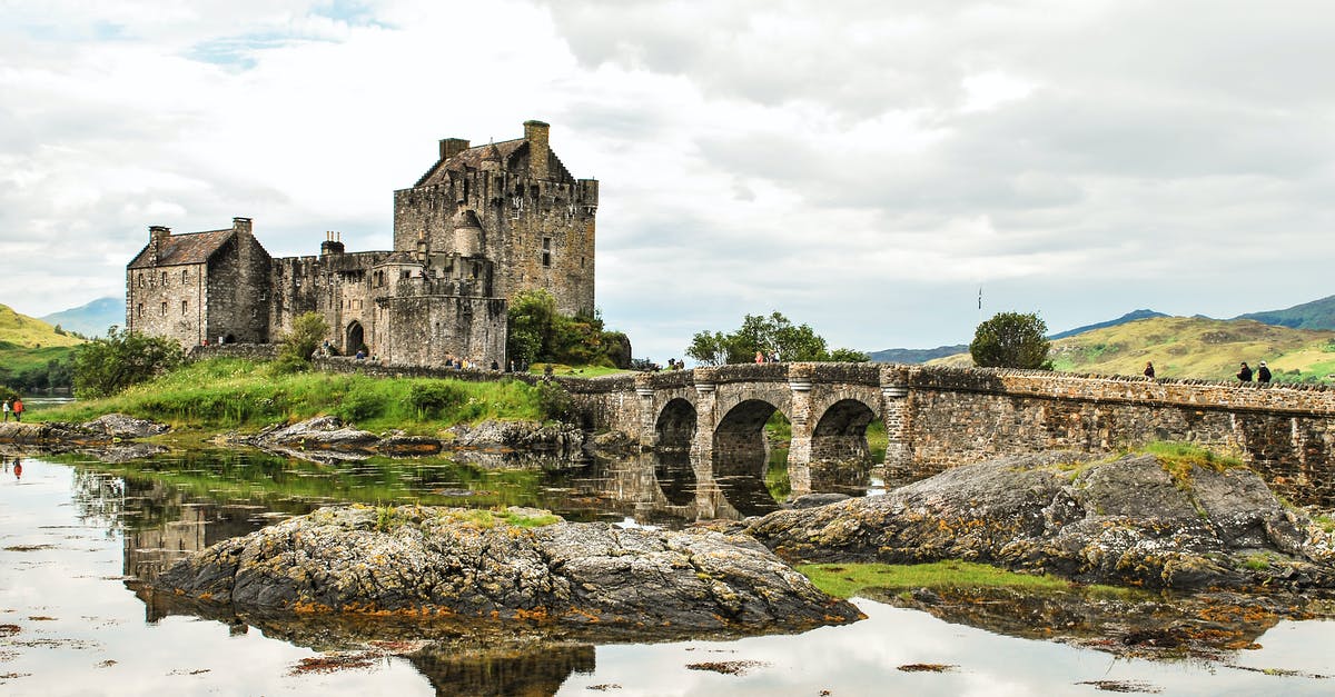 UK child visitor visa for Scotland - Architectural Photography of Brown and Gray Castle