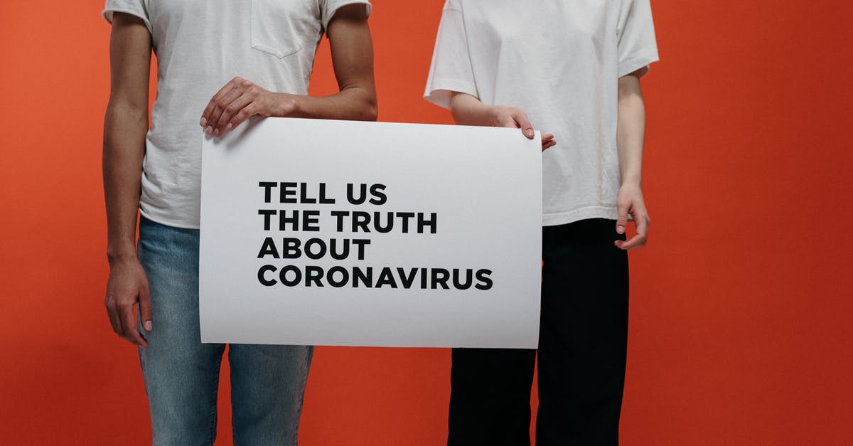 UK Public Health Passenger Locator Form: Privacy and Data Retention Period - People Holding A Poster Asking About Facts On Coronavirus