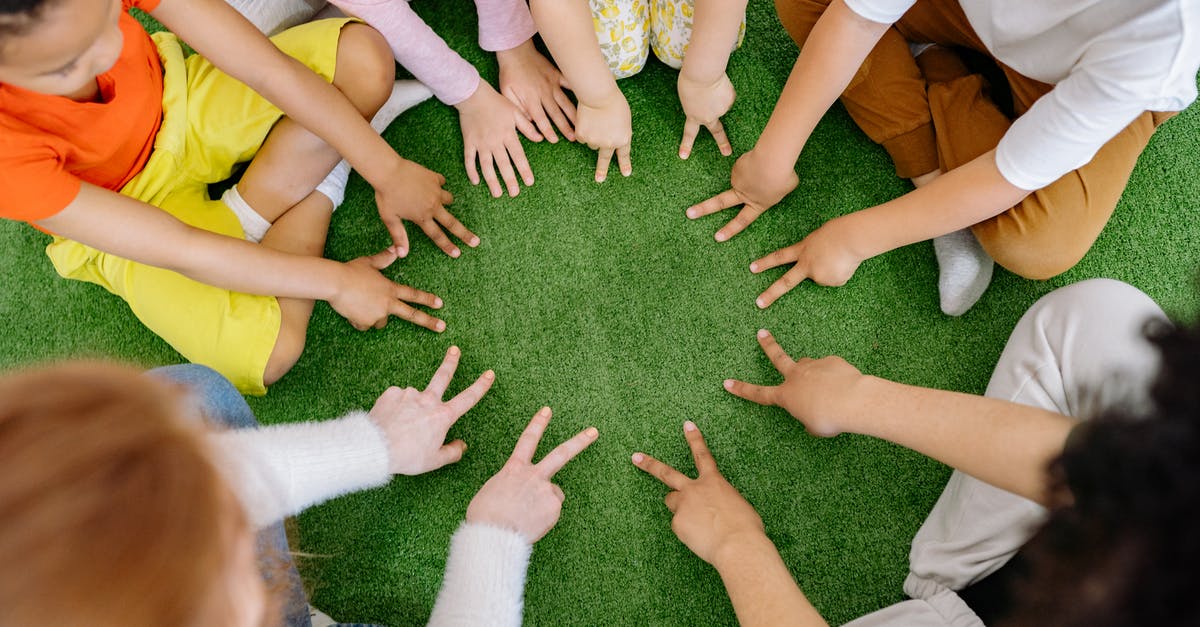 UK short-term study visa - group - Group of Children Playing on Green Grass 