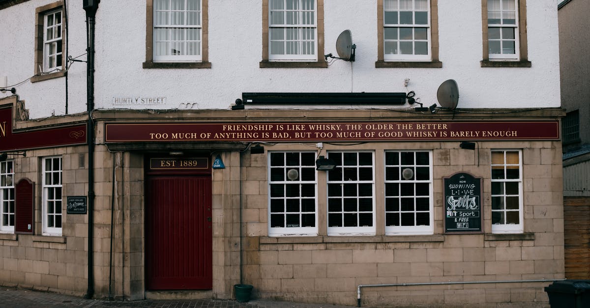 UK standard visitor visa employment letter - Funny Quote outside a Pub