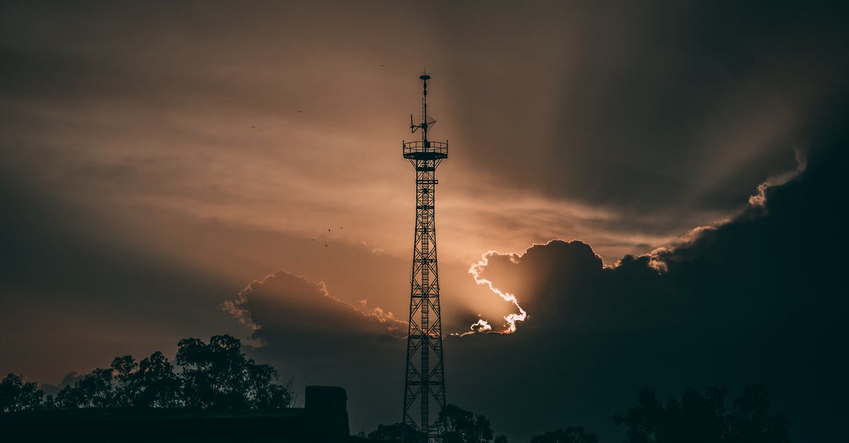 UK visitor visa from Lahore Pakistan - Silhouette of Tower during Sunset