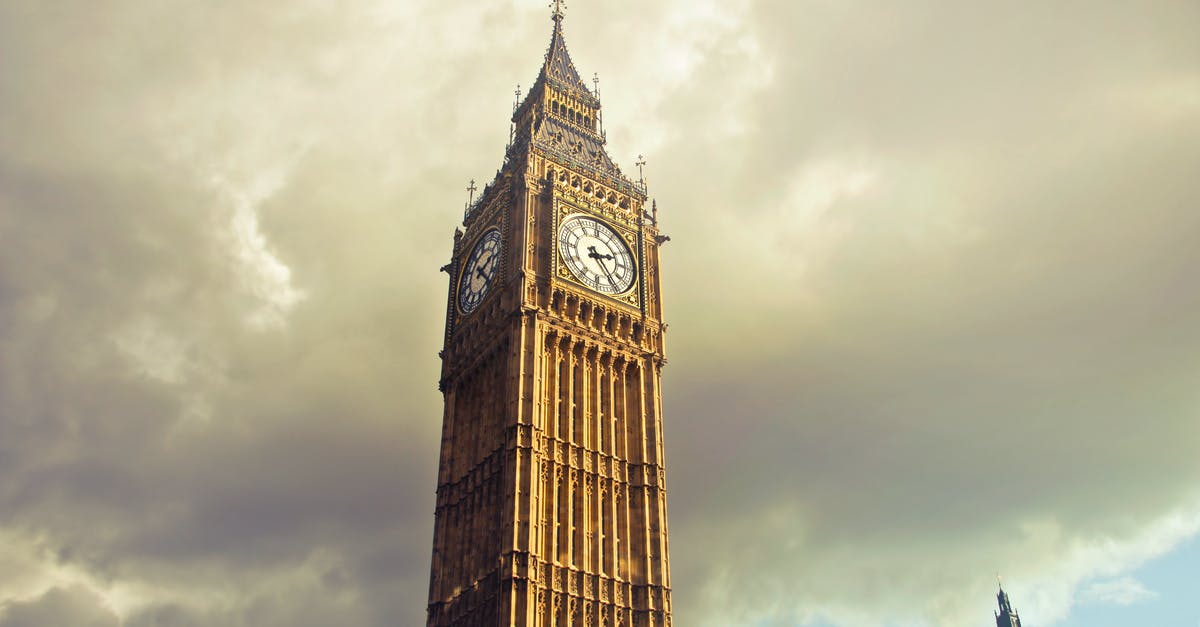 UK Visitor Visa: Required Time or Interval Between Visits? - Low Angle View of Clock Tower Against Blue Sky